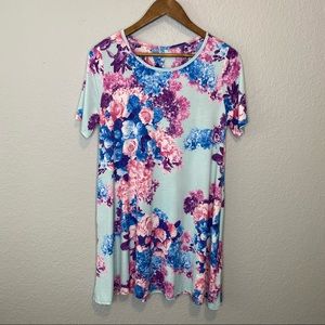 Whimsy‎ Whoo | Pastal Party Floral Dress